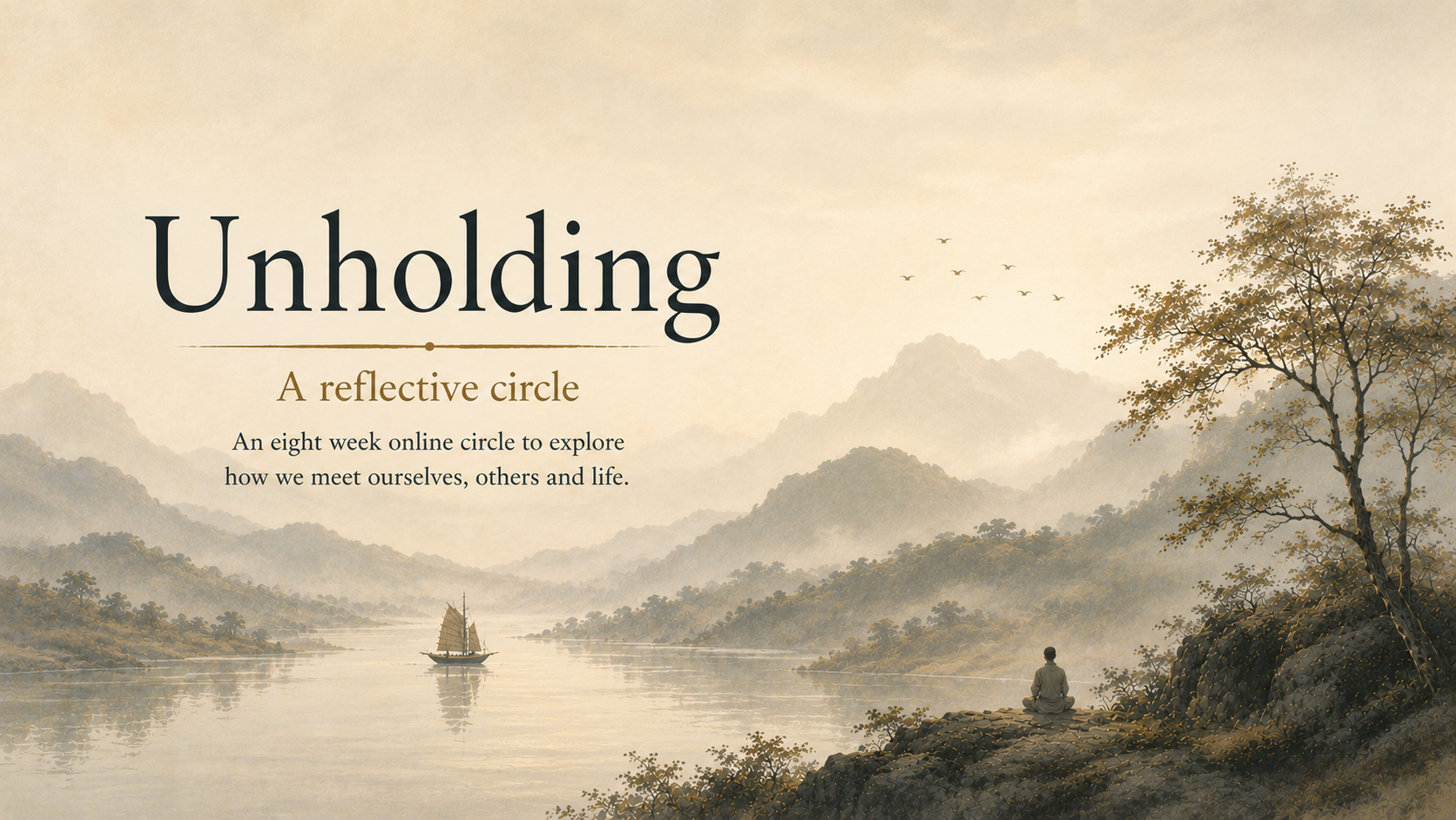 Unholding - A reflective Cirlce